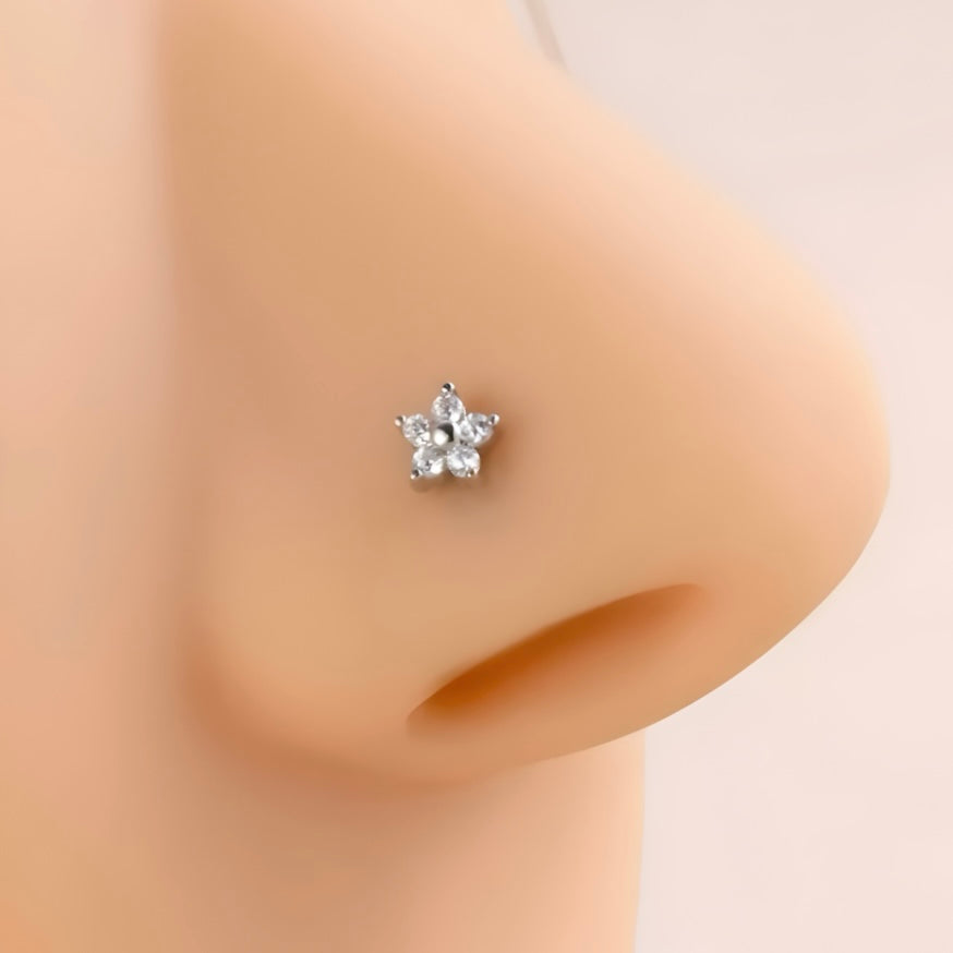 Little Flower Nose Piercing