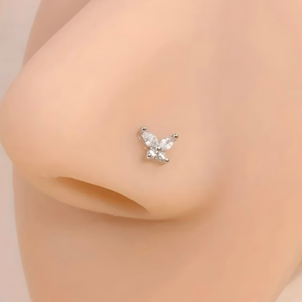 Butterfly Nose Piercing